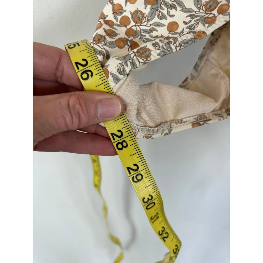 Konges Slojd Peony Mommy Swimsuit Orangery Beige Floral Ruffle One‎ Piece Small